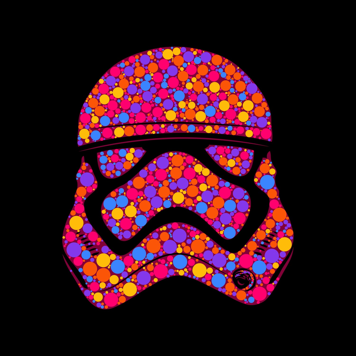 Stormtrooper | Star Wars | Pop Art by William Cuccio on GIANT ART - pink digital painting