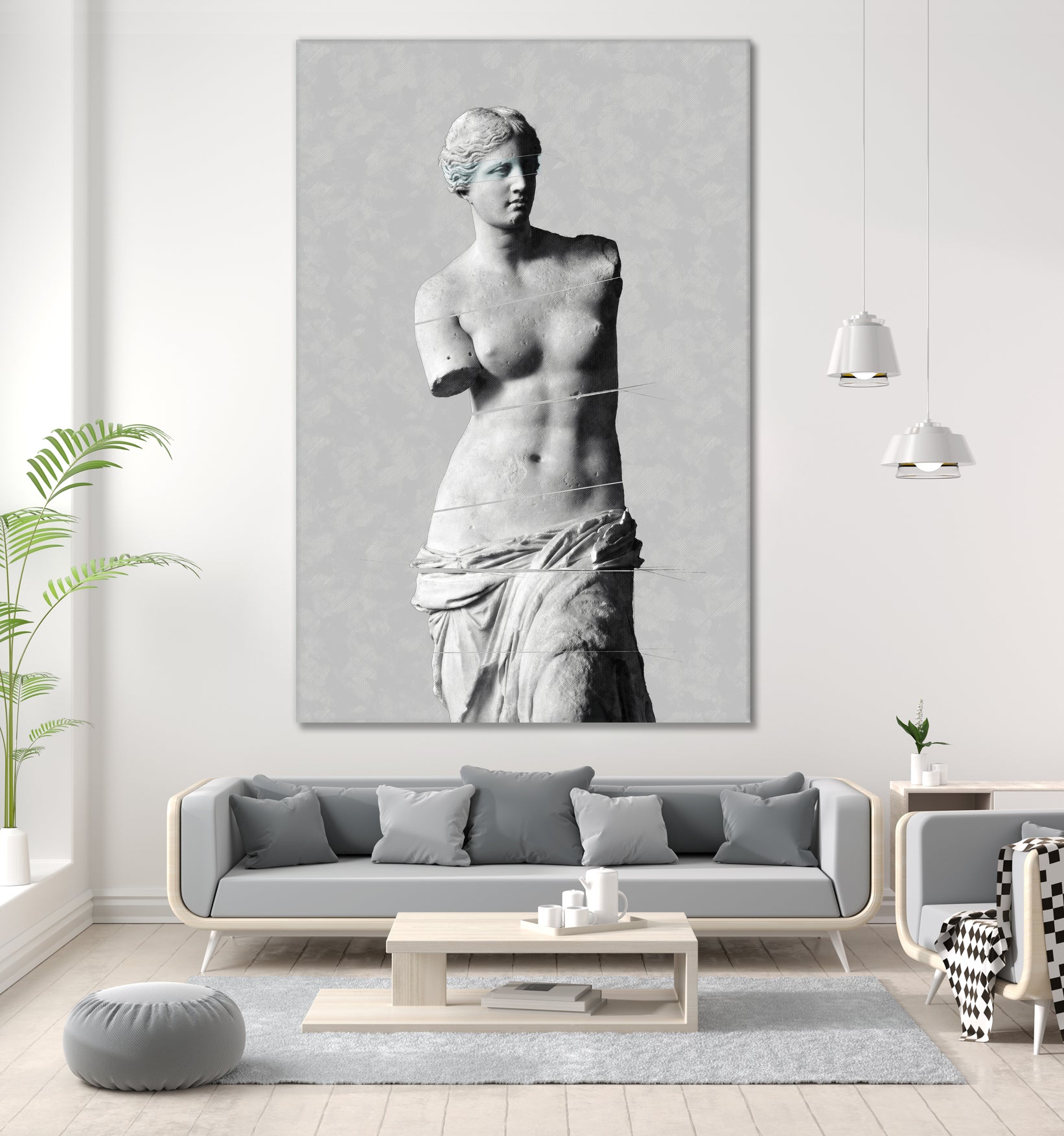 Venus de Milo by Menelaos Trompoukis on GIANT ART - gray digital drawing