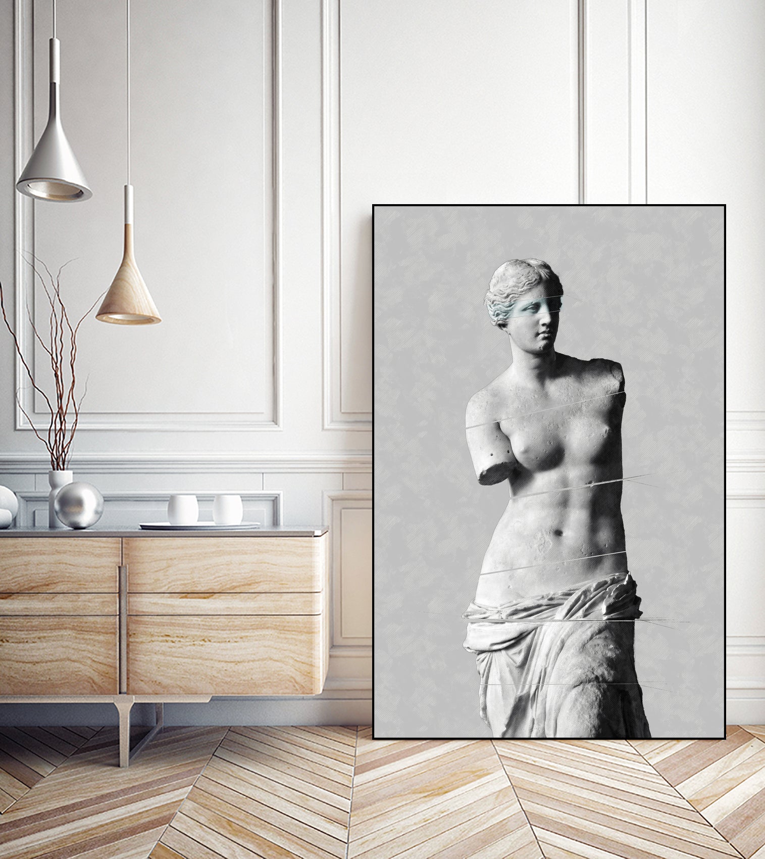 Venus de Milo by Menelaos Trompoukis on GIANT ART - gray digital drawing