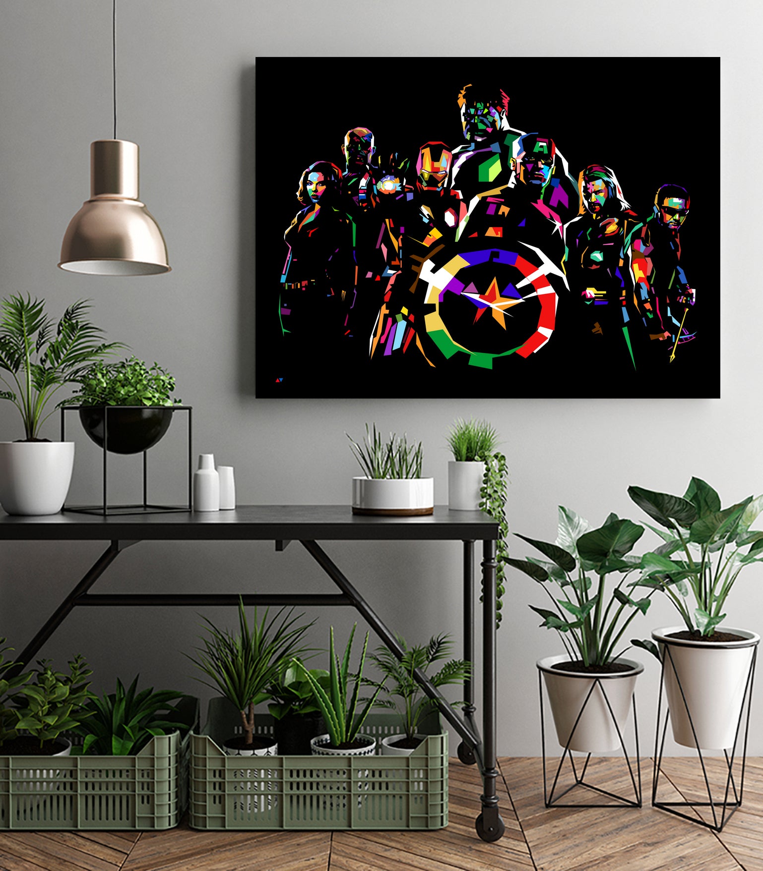 avengers pop art wpap by Ahmad Nusyirwan on GIANT ART - black digital drawing