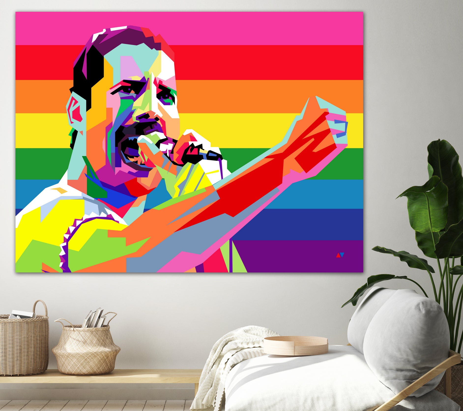 freddy mercury pride by Ahmad Nusyirwan on GIANT ART - yellow digital drawing