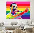 freddy mercury pride by Ahmad Nusyirwan on GIANT ART - yellow digital drawing