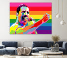 freddy mercury pride by Ahmad Nusyirwan on GIANT ART - yellow digital drawing