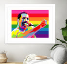 freddy mercury pride by Ahmad Nusyirwan on GIANT ART - yellow digital drawing