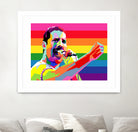 freddy mercury pride by Ahmad Nusyirwan on GIANT ART - yellow digital drawing