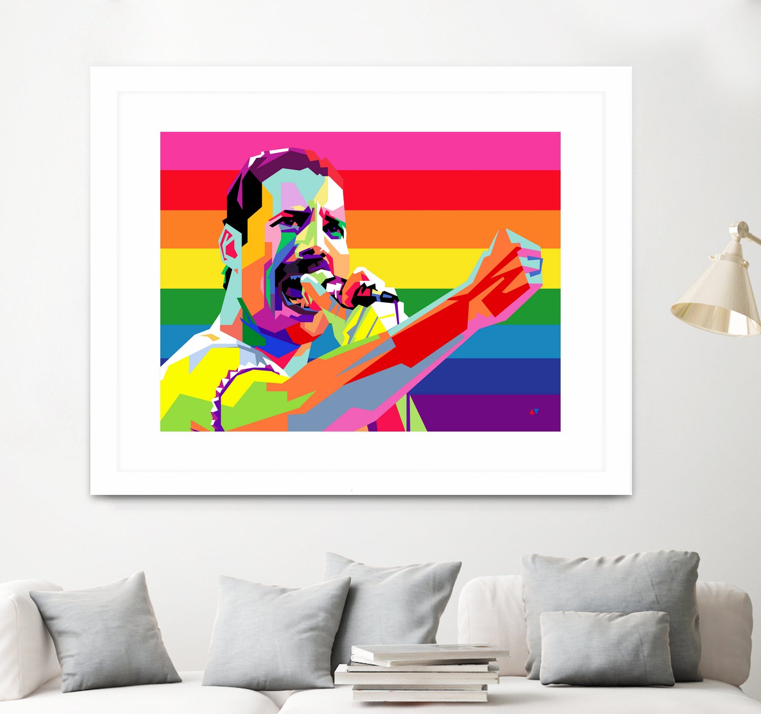 freddy mercury pride by Ahmad Nusyirwan on GIANT ART - yellow digital drawing