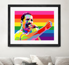 freddy mercury pride by Ahmad Nusyirwan on GIANT ART - yellow digital drawing