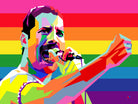 freddy mercury pride by Ahmad Nusyirwan on GIANT ART - yellow digital drawing