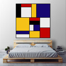 Mondrian De Stijl by Saadana Shanmukam on GIANT ART - yellow digital drawing