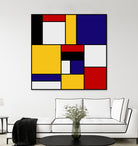 Mondrian De Stijl by Saadana Shanmukam on GIANT ART - yellow digital drawing