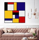 Mondrian De Stijl by Saadana Shanmukam on GIANT ART - yellow digital drawing