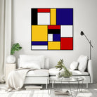 Mondrian De Stijl by Saadana Shanmukam on GIANT ART - yellow digital drawing