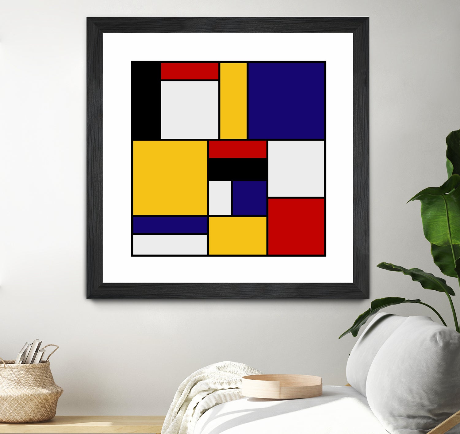 Mondrian De Stijl by Saadana Shanmukam on GIANT ART - yellow digital drawing