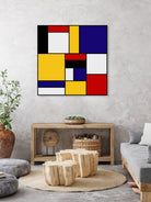 Mondrian De Stijl by Saadana Shanmukam on GIANT ART - yellow digital drawing