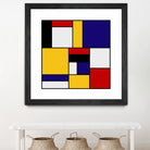 Mondrian De Stijl by Saadana Shanmukam on GIANT ART - yellow digital drawing