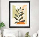 Earthy Tropical Foliage nº1 by Dominique Van Roey on GIANT ART - brown digital drawing