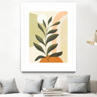 Earthy Tropical Foliage nº1 by Dominique Van Roey on GIANT ART - brown digital drawing