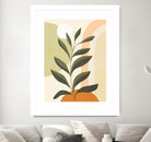 Earthy Tropical Foliage nº1 by Dominique Van Roey on GIANT ART - brown digital drawing