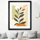 Earthy Tropical Foliage nº1 by Dominique Van Roey on GIANT ART - brown digital drawing