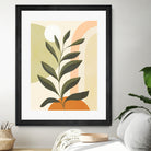 Earthy Tropical Foliage nº1 by Dominique Van Roey on GIANT ART - brown digital drawing