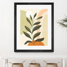 Earthy Tropical Foliage nº1 by Dominique Van Roey on GIANT ART - brown digital drawing