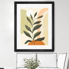 Earthy Tropical Foliage nº1 by Dominique Van Roey on GIANT ART - brown digital drawing