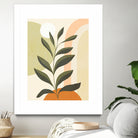 Earthy Tropical Foliage nº1 by Dominique Van Roey on GIANT ART - brown digital drawing