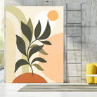 Earthy Tropical Foliage nº2 by Dominique Van Roey on GIANT ART - brown digital drawing