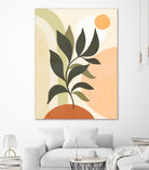 Earthy Tropical Foliage nº2 by Dominique Van Roey on GIANT ART - brown digital drawing