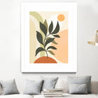 Earthy Tropical Foliage nº2 by Dominique Van Roey on GIANT ART - brown digital drawing