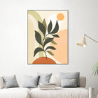 Earthy Tropical Foliage nº2 by Dominique Van Roey on GIANT ART - brown digital drawing