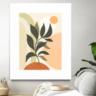 Earthy Tropical Foliage nº2 by Dominique Van Roey on GIANT ART - brown digital drawing