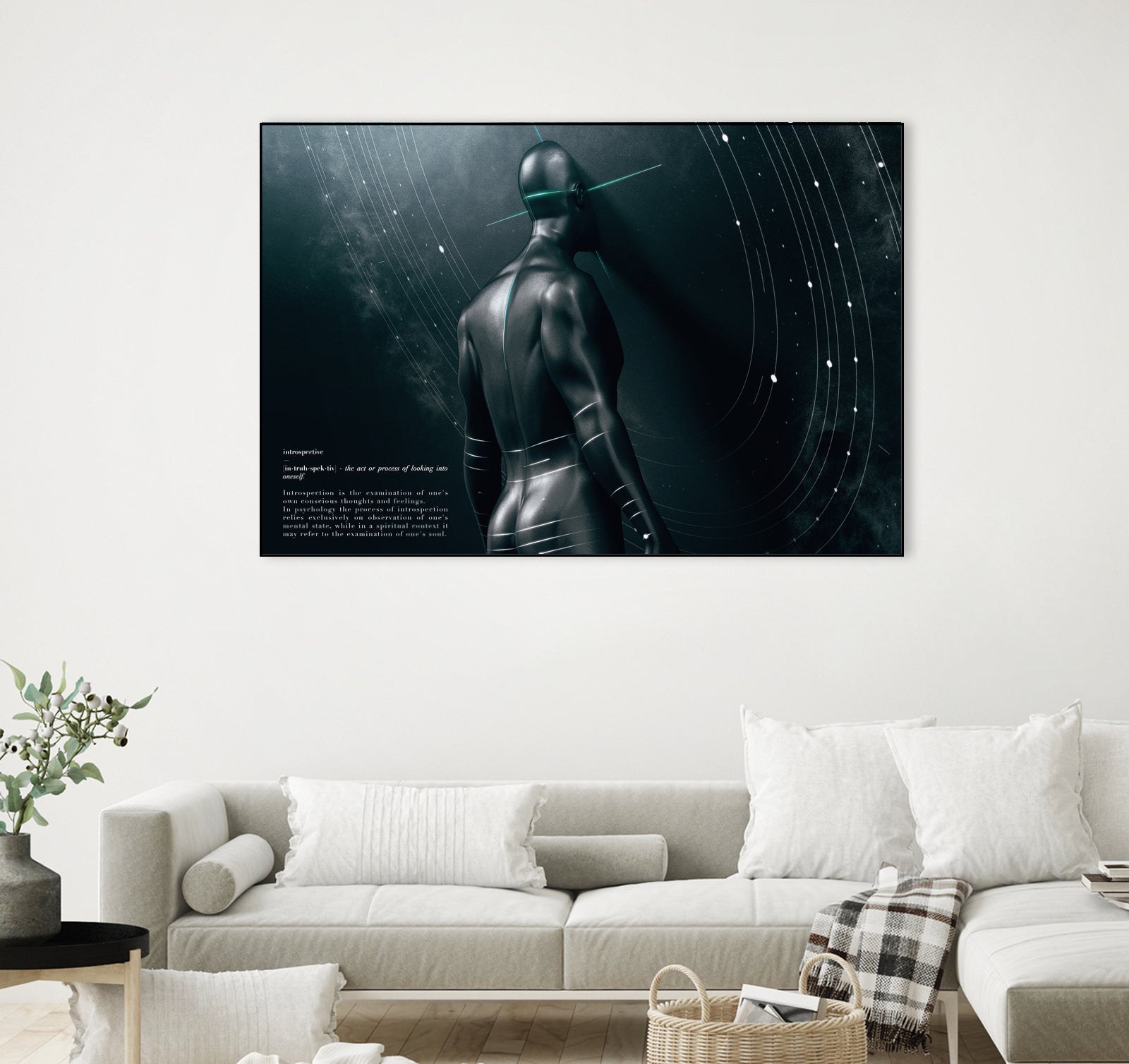 Space Man by Giulio Petrone on GIANT ART - black 3d art