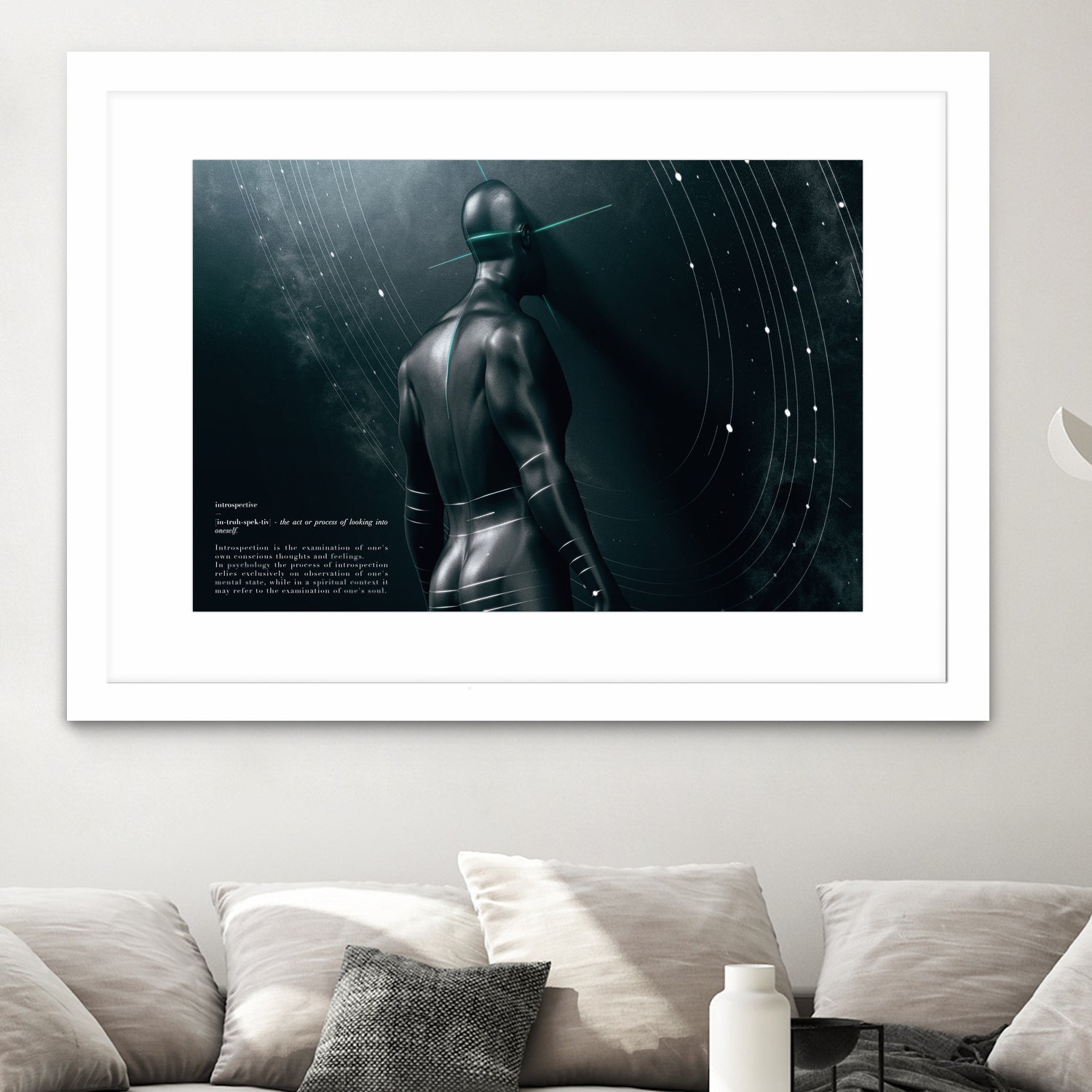 Space Man by Giulio Petrone on GIANT ART - black 3d art