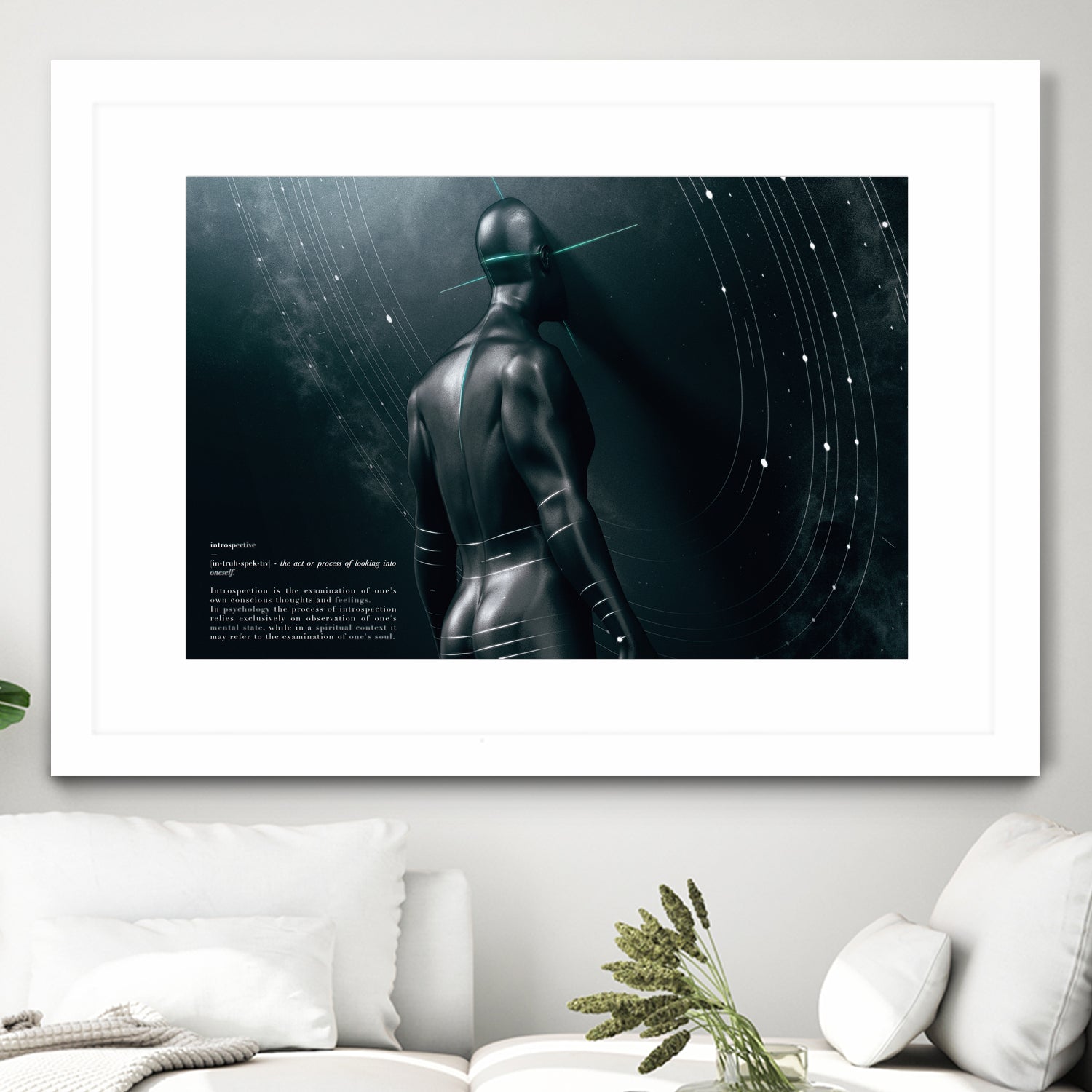 Space Man by Giulio Petrone on GIANT ART - black 3d art