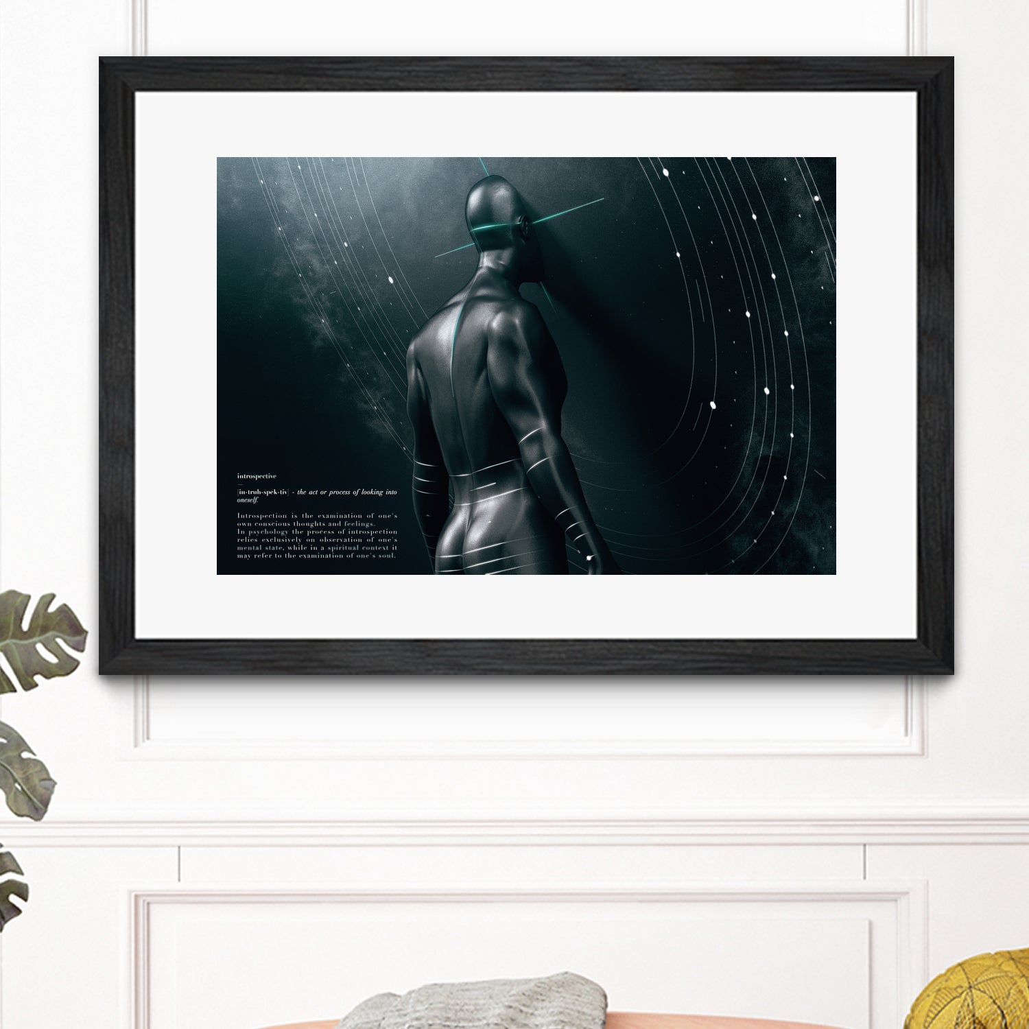 Space Man by Giulio Petrone on GIANT ART - black 3d art