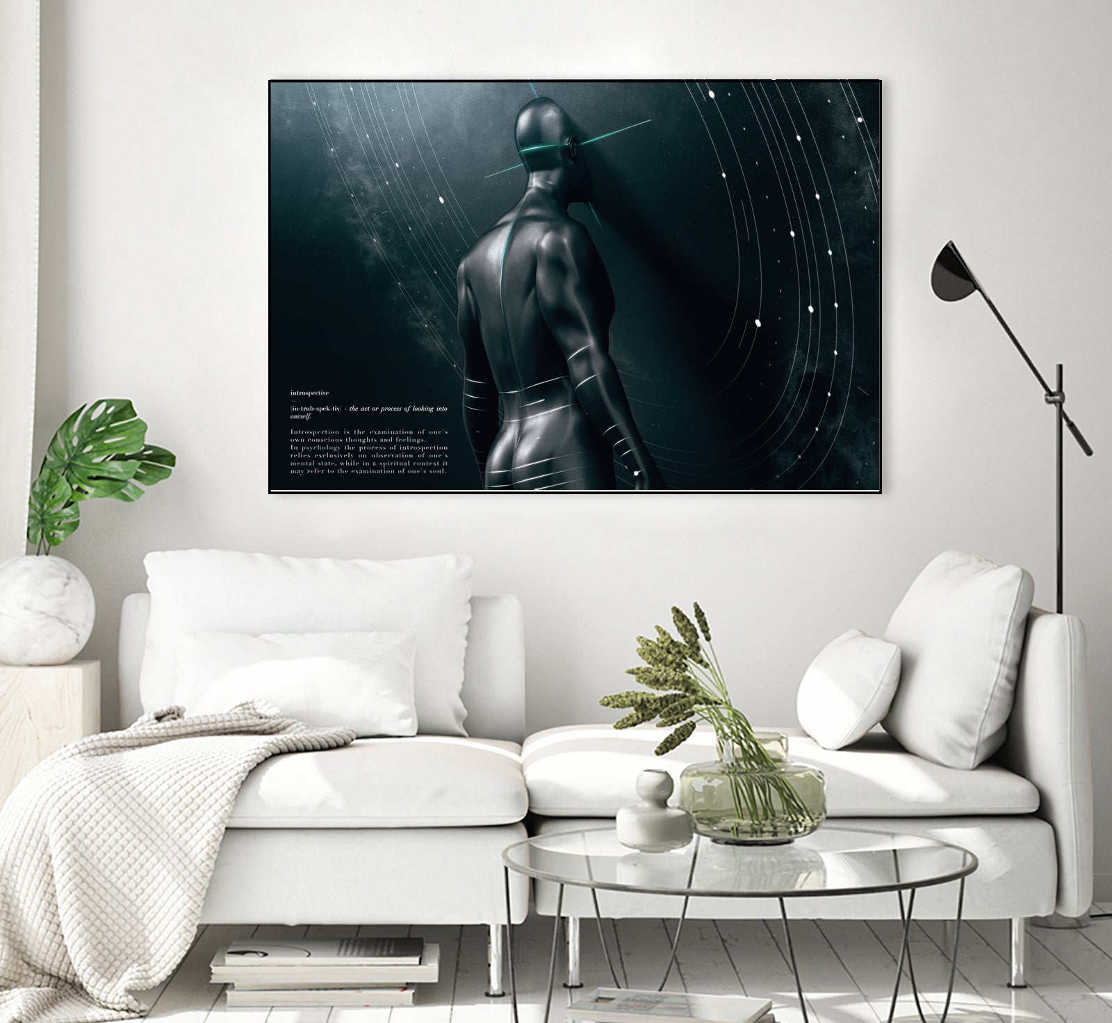 Space Man by Giulio Petrone on GIANT ART - black 3d art