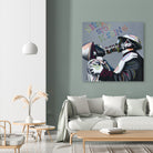 Never stop kissing by eugenia retana on GIANT ART - black mixed media