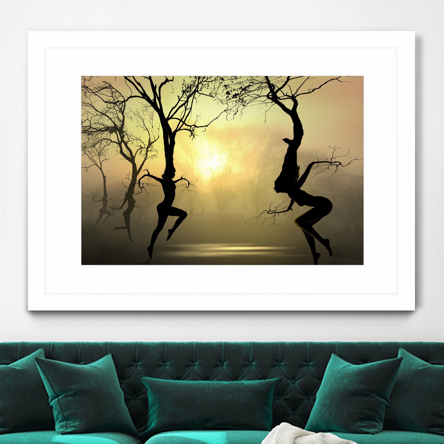 Dancing Trees by Igor Zenin on GIANT ART - black photo manipulation