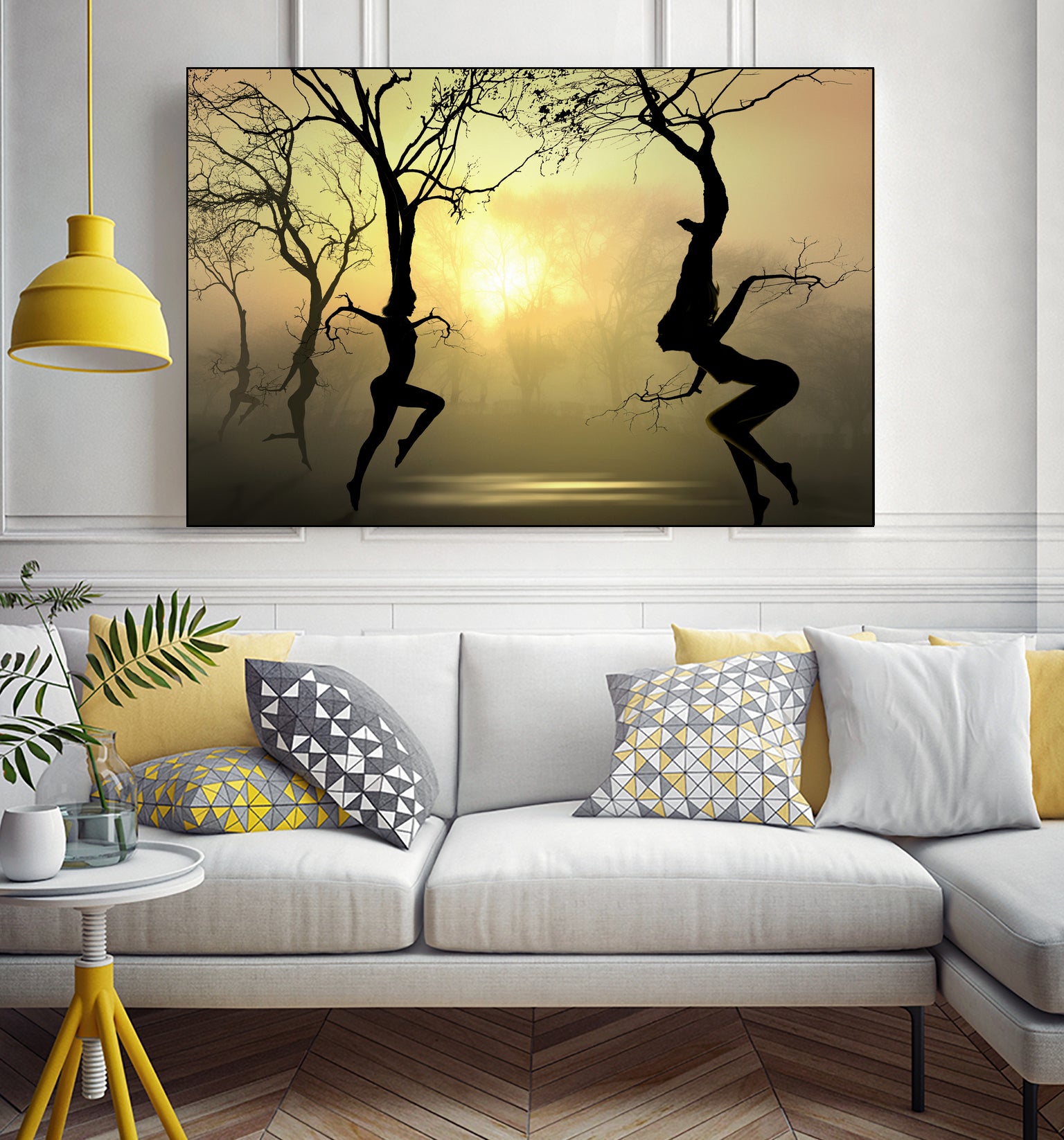 Dancing Trees by Igor Zenin on GIANT ART - black photo manipulation