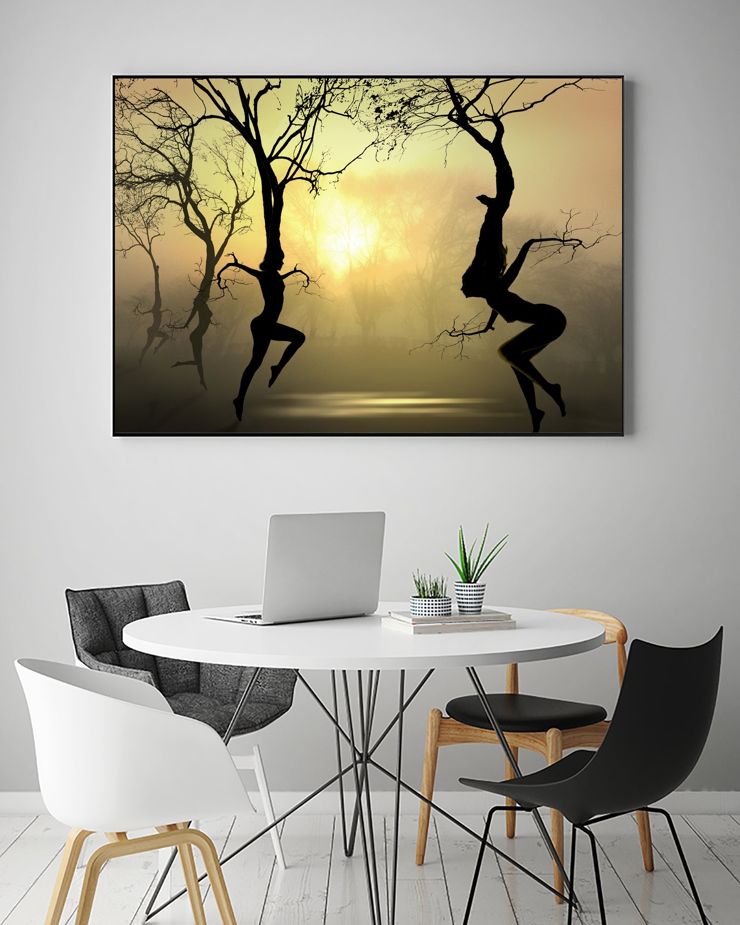 Dancing Trees by Igor Zenin on GIANT ART - black photo manipulation