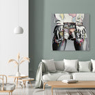 Pocket by eugenia retana on GIANT ART - gray mixed media