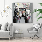 Pocket by eugenia retana on GIANT ART - gray mixed media