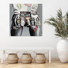 Pocket by eugenia retana on GIANT ART - gray mixed media