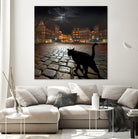 Strasburg's Night by Igor Zenin on GIANT ART - black digital painting