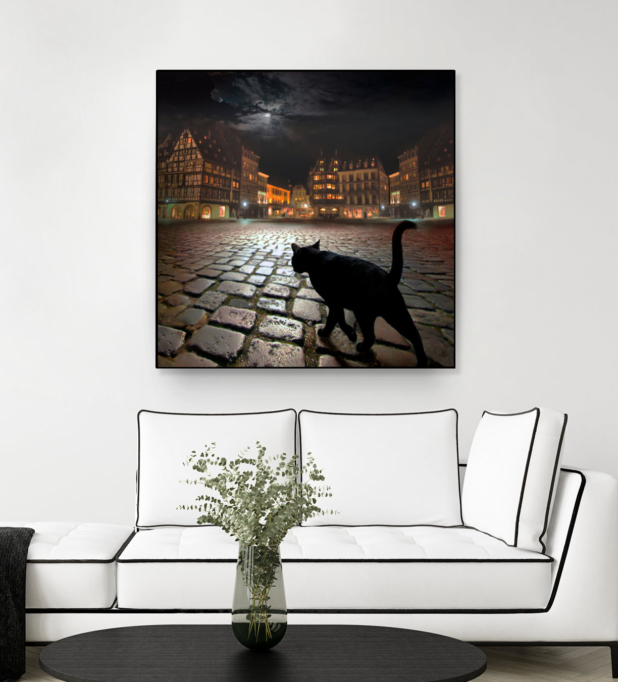 Strasburg's Night by Igor Zenin on GIANT ART - black digital painting