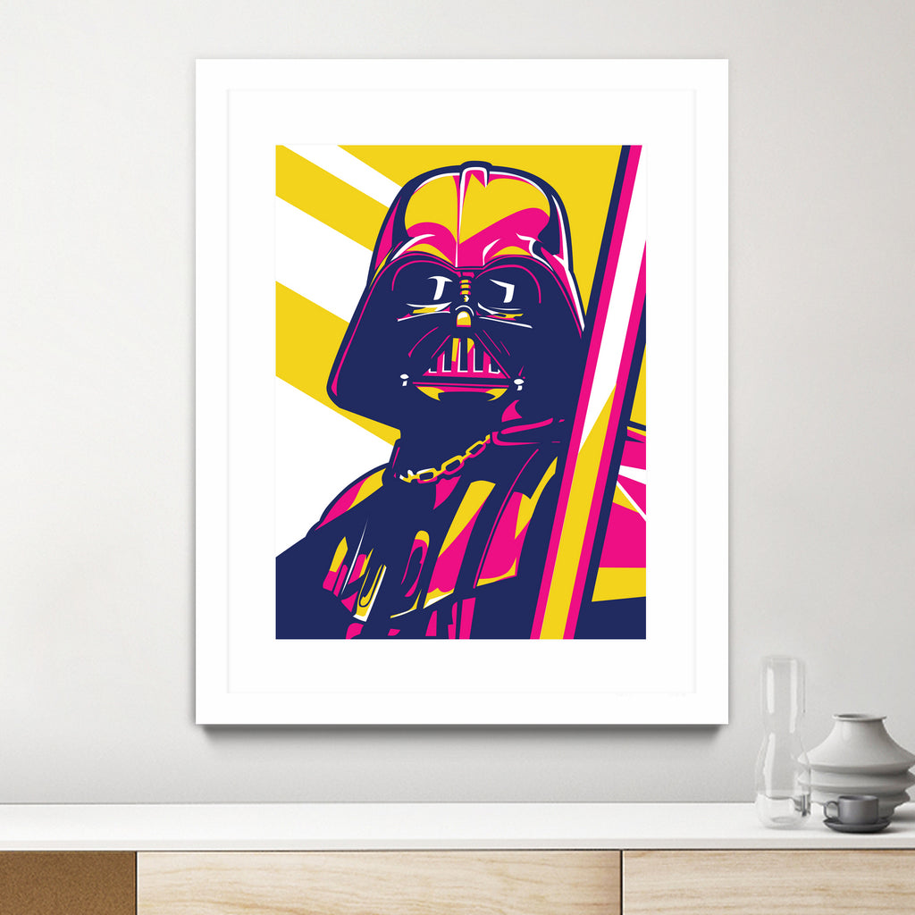 Darth Vader by Art Style on GIANT ART - orange vector illustration