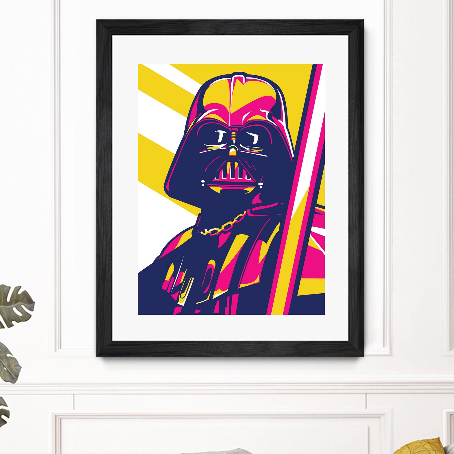 Darth Vader by Art Style on GIANT ART - orange vector illustration