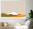 Minimal Landscape 1. Spring by Dominique Van Roey on GIANT ART - white digital drawing