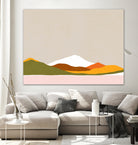 Minimal Landscape 1. Spring by Dominique Van Roey on GIANT ART - white digital drawing